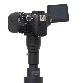 顕微鏡用一眼レフデジカメ＋アダプターセット